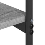 Mesa Consola con estante Gris Sonoma 101 x 35 x 80,5 cm