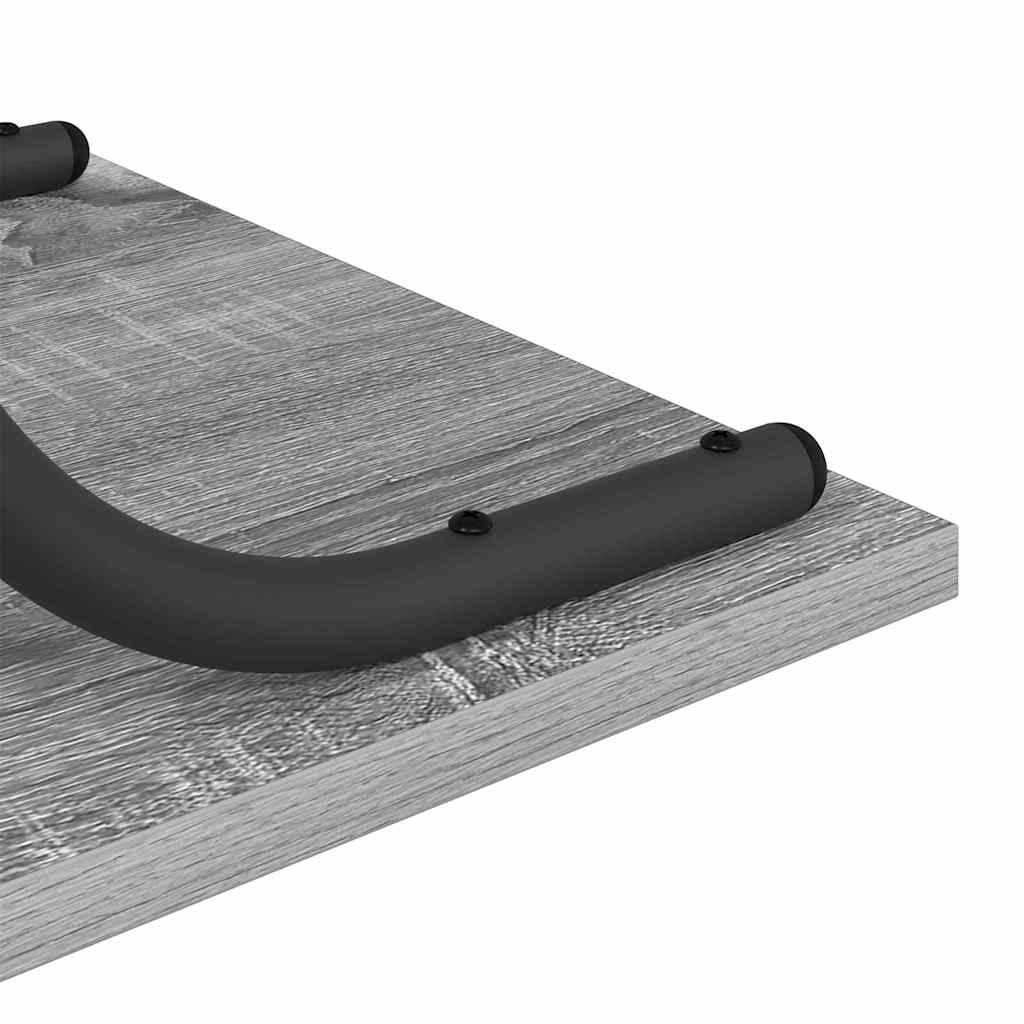 Mesa Consola con estante Gris Sonoma 101 x 35 x 80,5 cm
