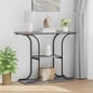 Mesa Consola con estante Gris Sonoma 101 x 35 x 80,5 cm
