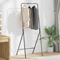 Black Clothes Rack 60 x 53 x 155 cm Steel