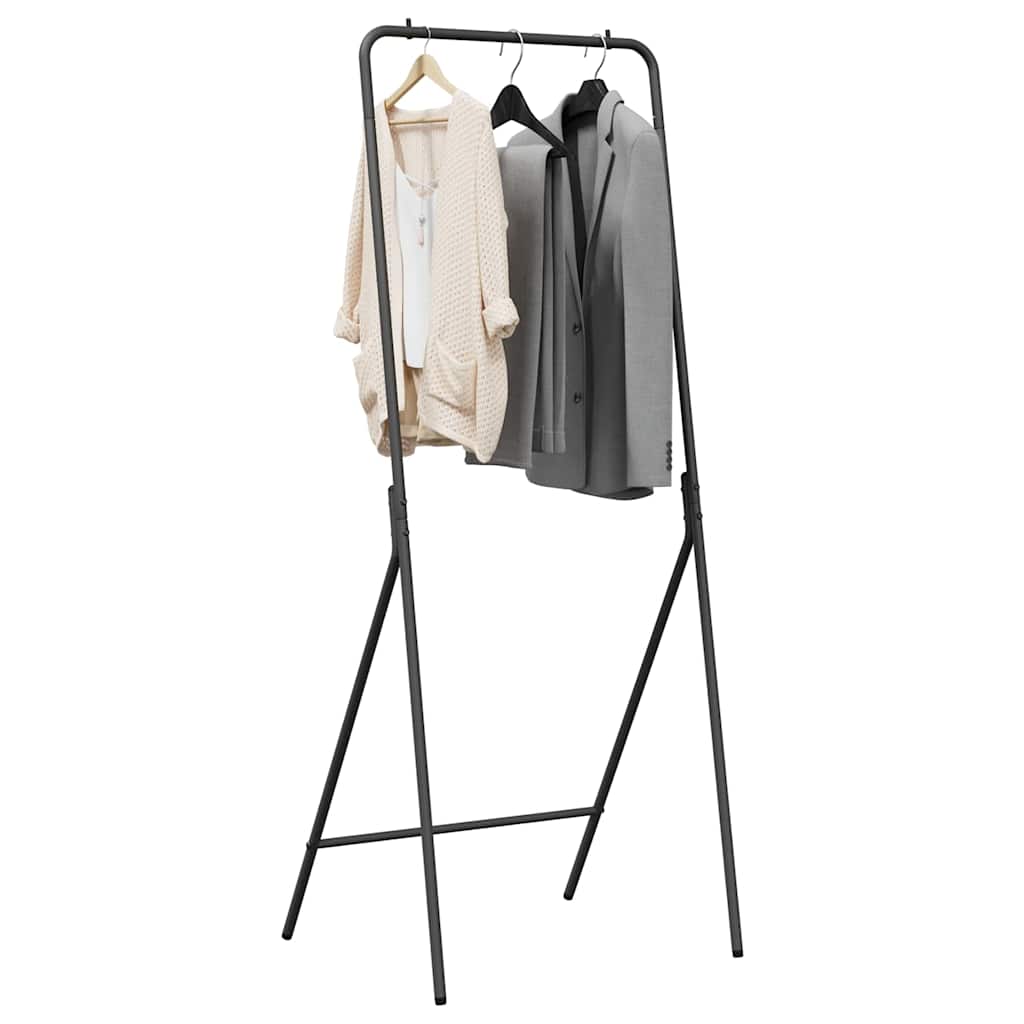 Perchero para ropa Negro 60 x 53 x 155 cm Acero
