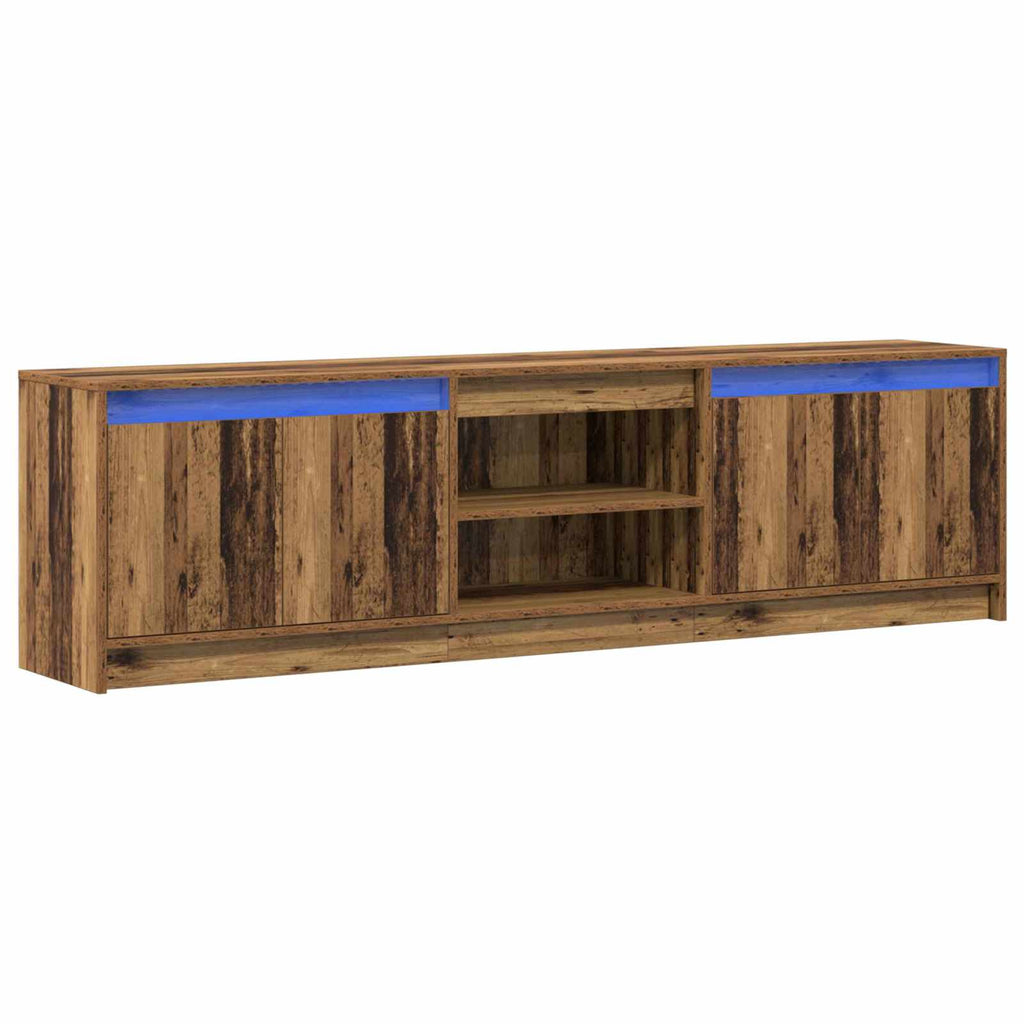 Unidades de TV 2 pcs Marrón 180 x 34 x 50 cm