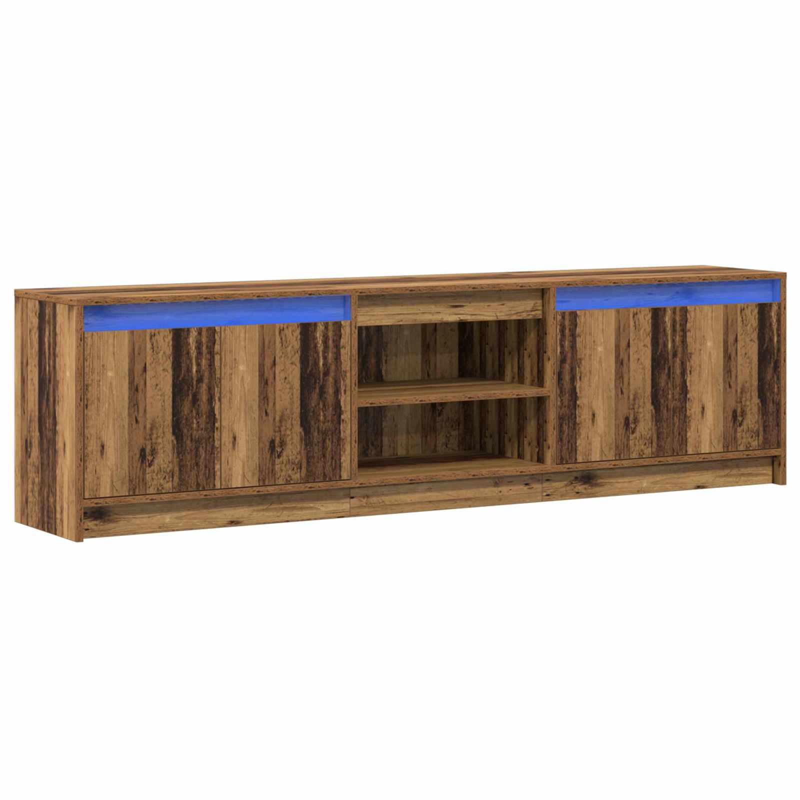 Unidades de TV 2 pcs Marrón 180 x 34 x 50 cm