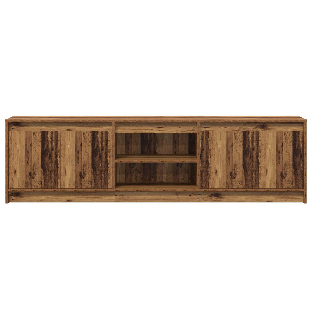 Unidades de TV 2 pcs Marrón 180 x 34 x 50 cm
