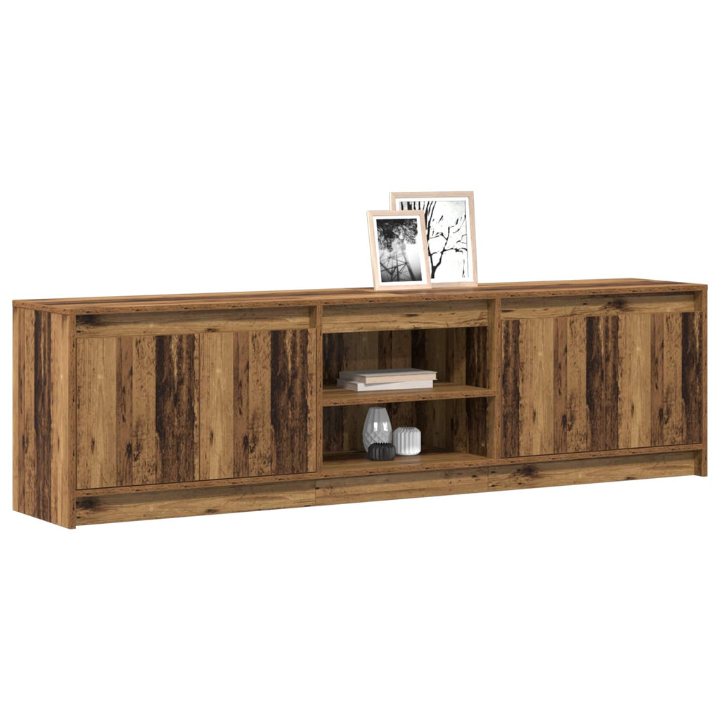 Unidades de TV 2 pcs Marrón 180 x 34 x 50 cm