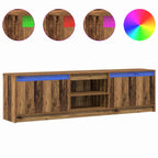 Unidades de TV 2 pcs Marrón 180 x 34 x 50 cm