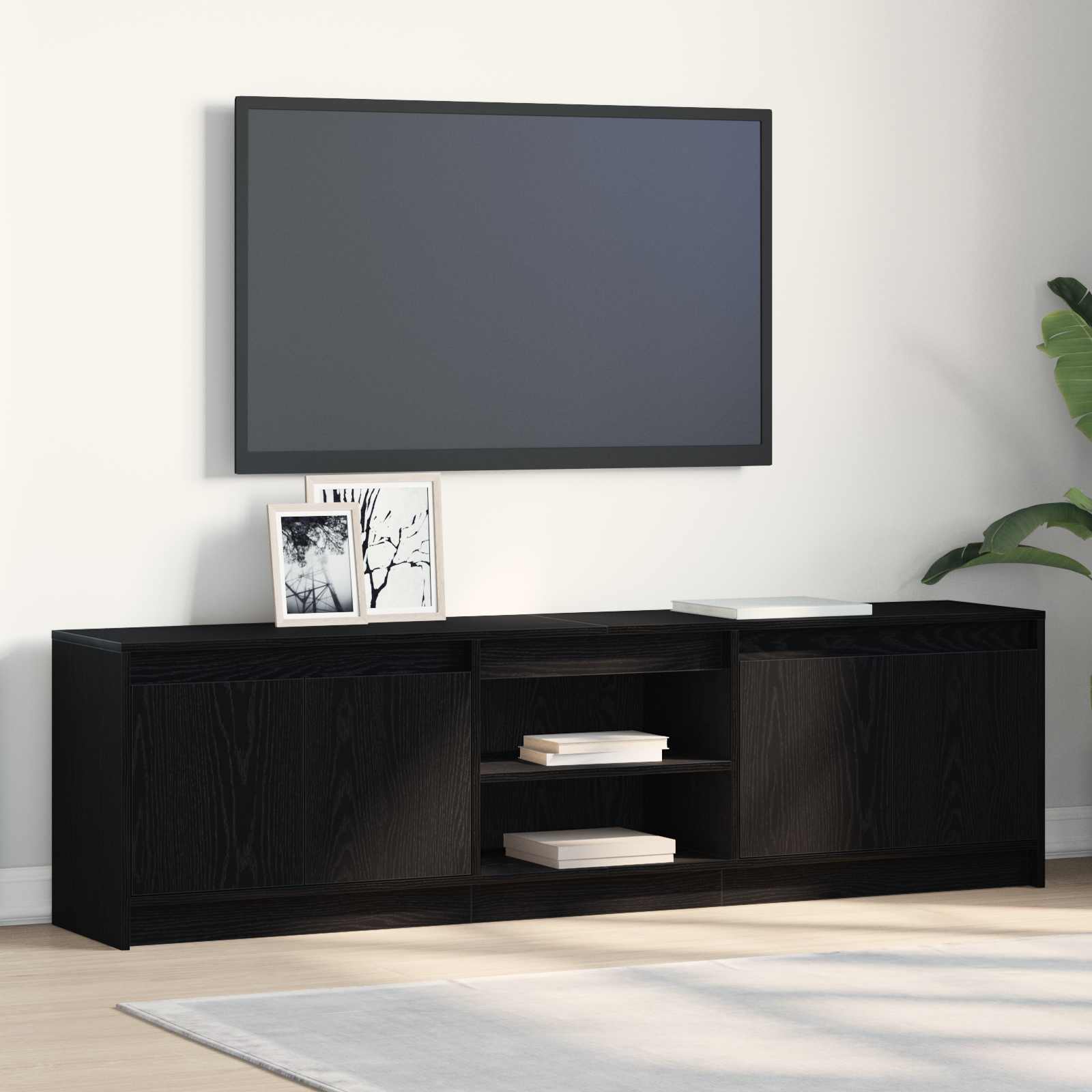 Unidades de TV 2 pcs Marrón 180 x 34 x 50 cm