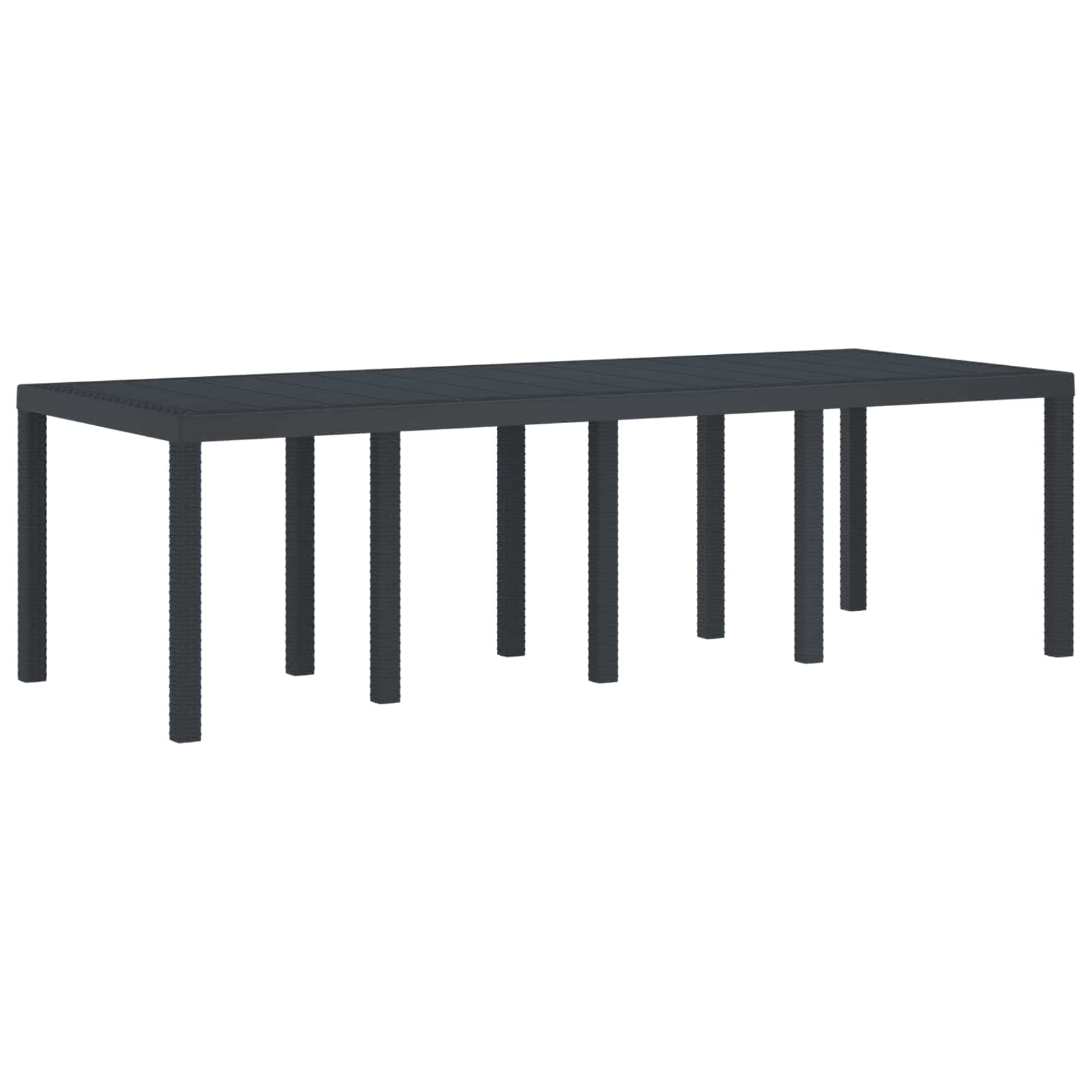 Garden Table 100 x 100 x 73 cm Synthetic Rattan