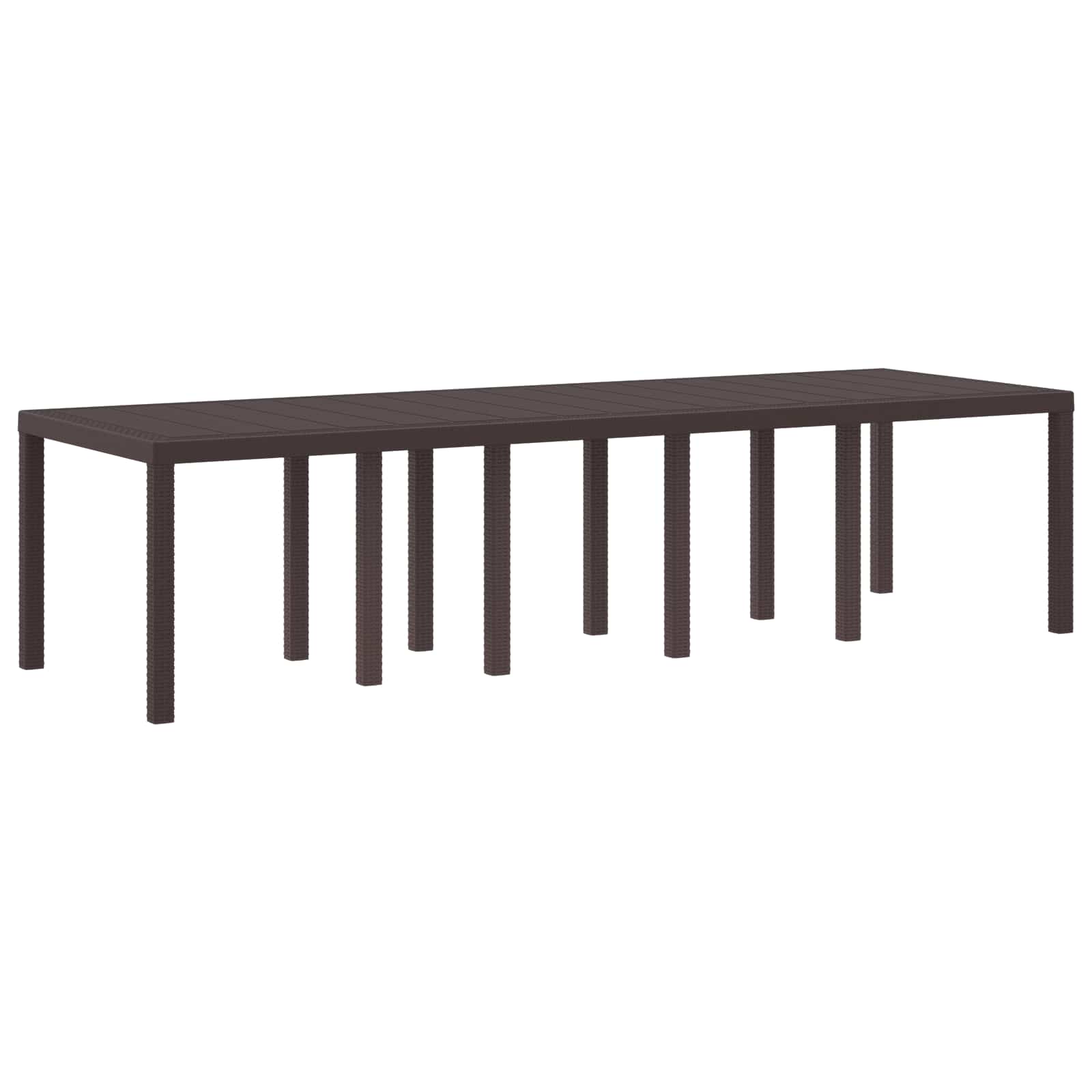 Garden Table 100 x 100 x 73 cm Synthetic Rattan