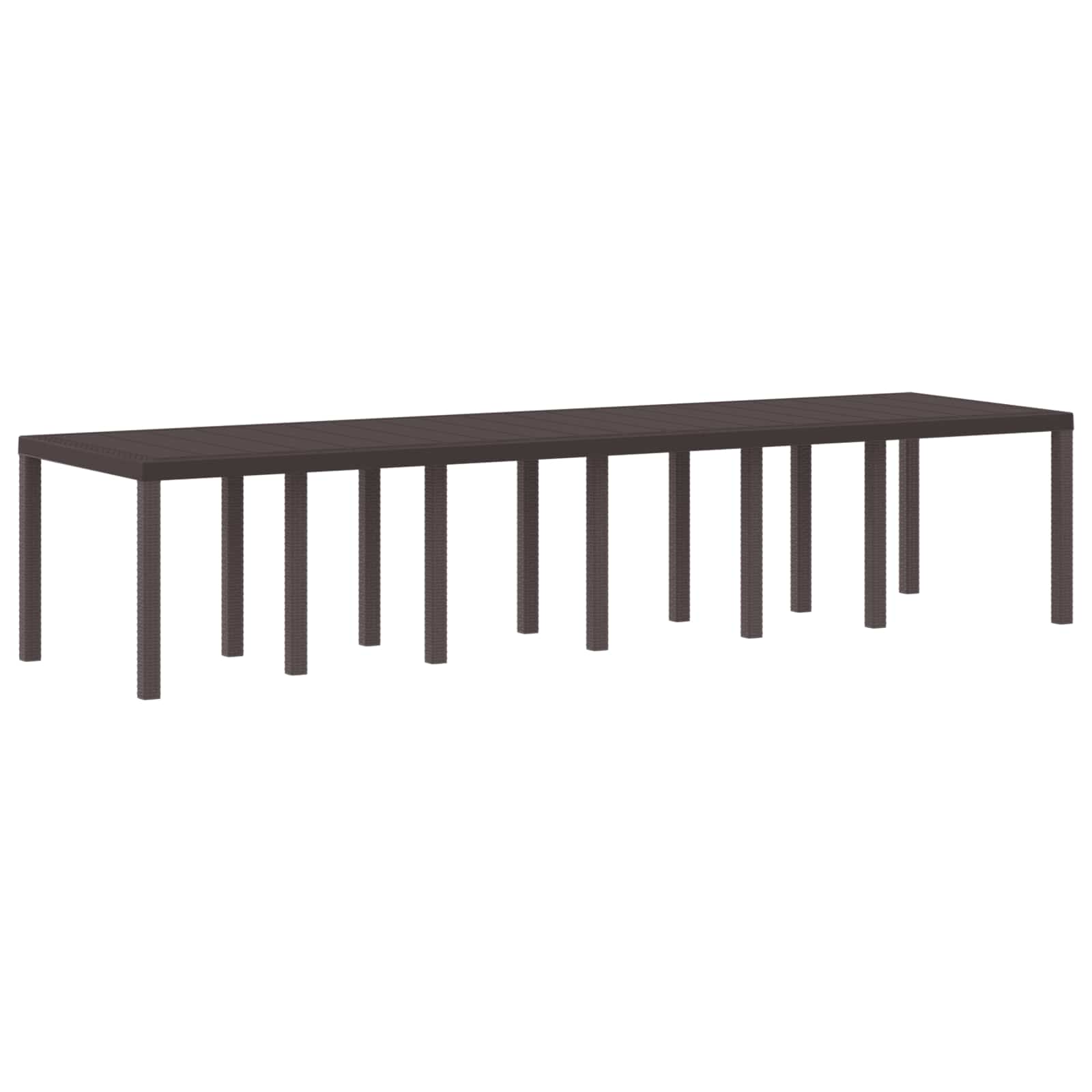 Garden Table 100 x 100 x 73 cm Synthetic Rattan