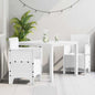 Conjunto de Comedor de Jardín 3 pcs Antracita Polipropileno