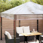 Reemplazo de funda de gazebo 300 x 300 x 26 cm Transparente PVC