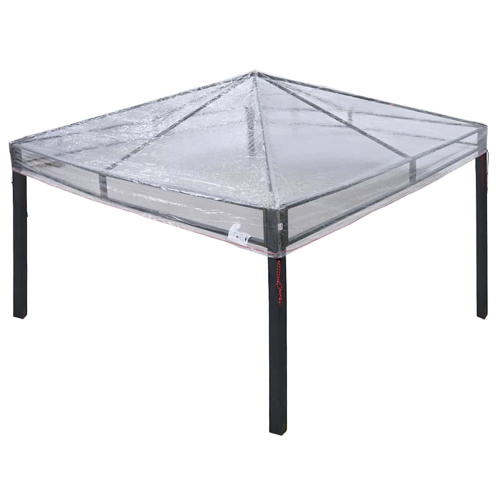 Reemplazo de funda de gazebo 300 x 300 x 26 cm Transparente PVC