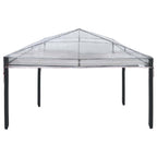 Reemplazo de funda de gazebo 300 x 300 x 26 cm Transparente PVC