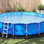 Lona para el fondo de la piscina Gris Claro Ø 610 cm