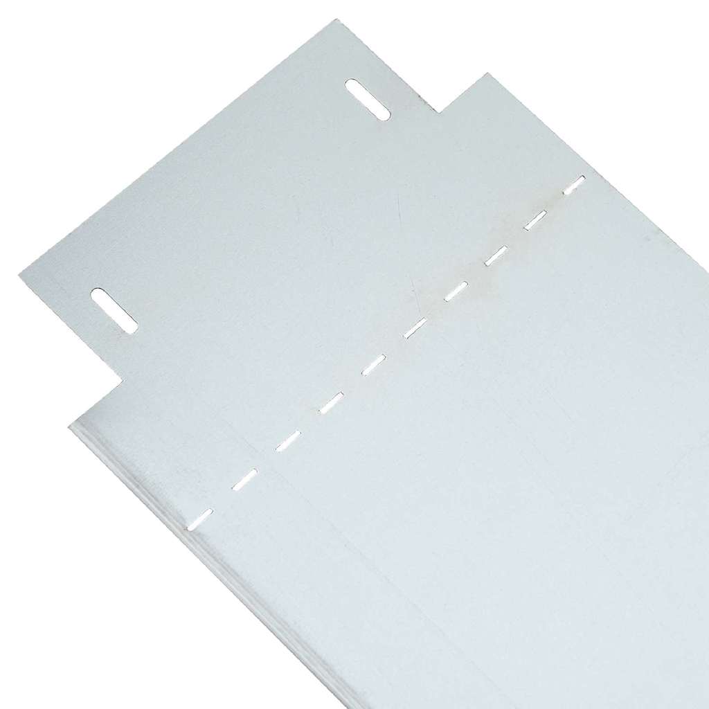 Borduras para césped 10 pcs Plateado 100 x 25 x 0,07 cm