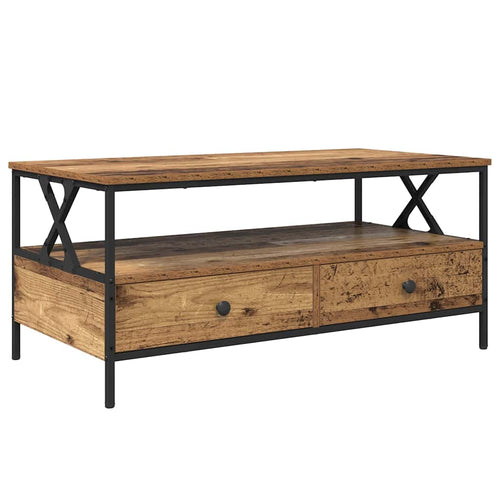 Mesa de Café Madera vieja 100 x 51 x 45 cm Madera contrachapada