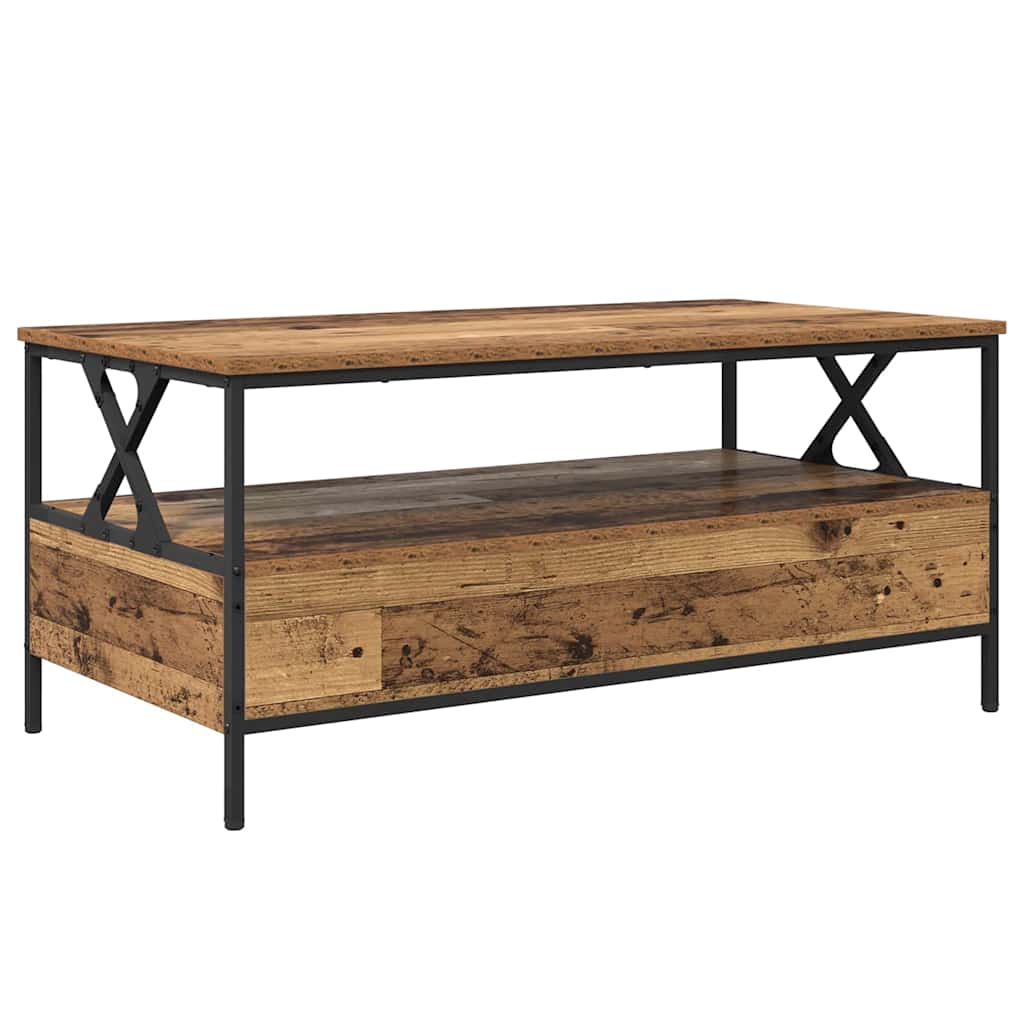 Mesa de Café Madera vieja 100 x 51 x 45 cm Madera contrachapada