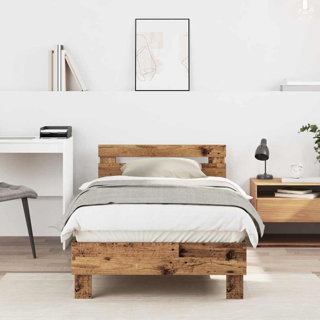 Kids' Bed with Headboard Cream 80 x 200 cm Bouclé