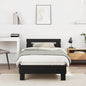 Cama de criança com cabeceira Creme 80 x 200 cm Bouclé