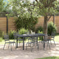 Conjunto de Comedor de Jardín 7 pcs Antracita