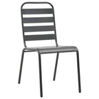 Conjunto de Comedor de Jardín 7 pcs Antracita