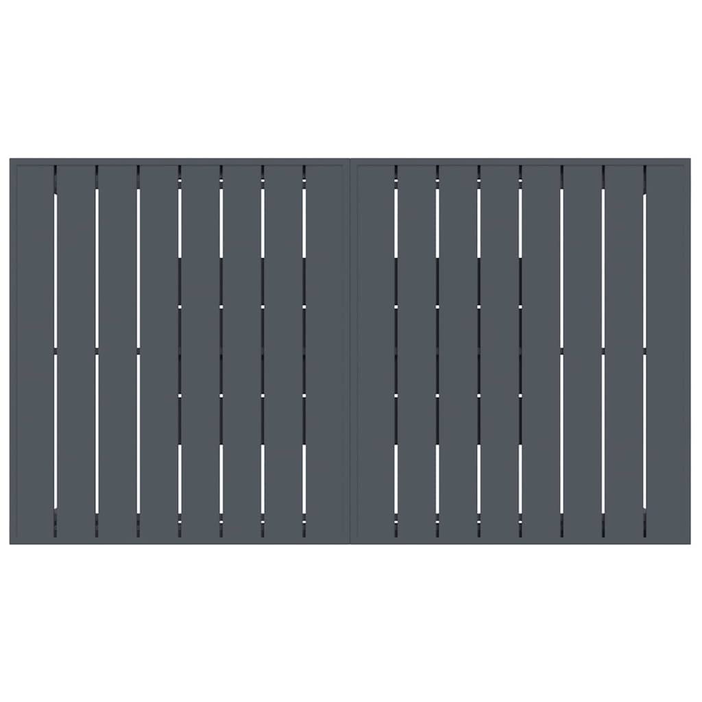 Conjunto de Comedor de Jardín 7 pcs Antracita