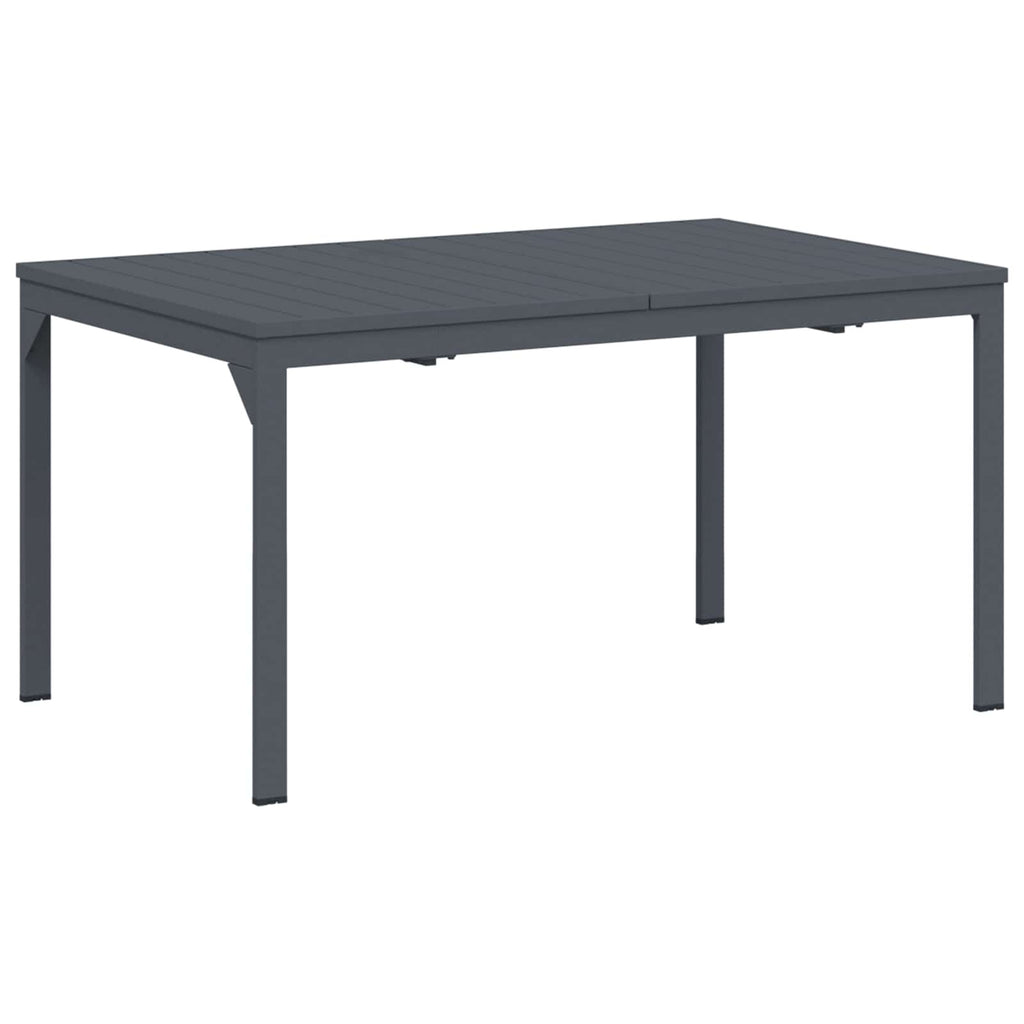 Conjunto de Comedor de Jardín 9 pcs Antracita