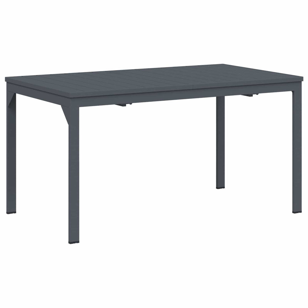 Conjunto de Comedor de Jardín 11 pcs Antracita