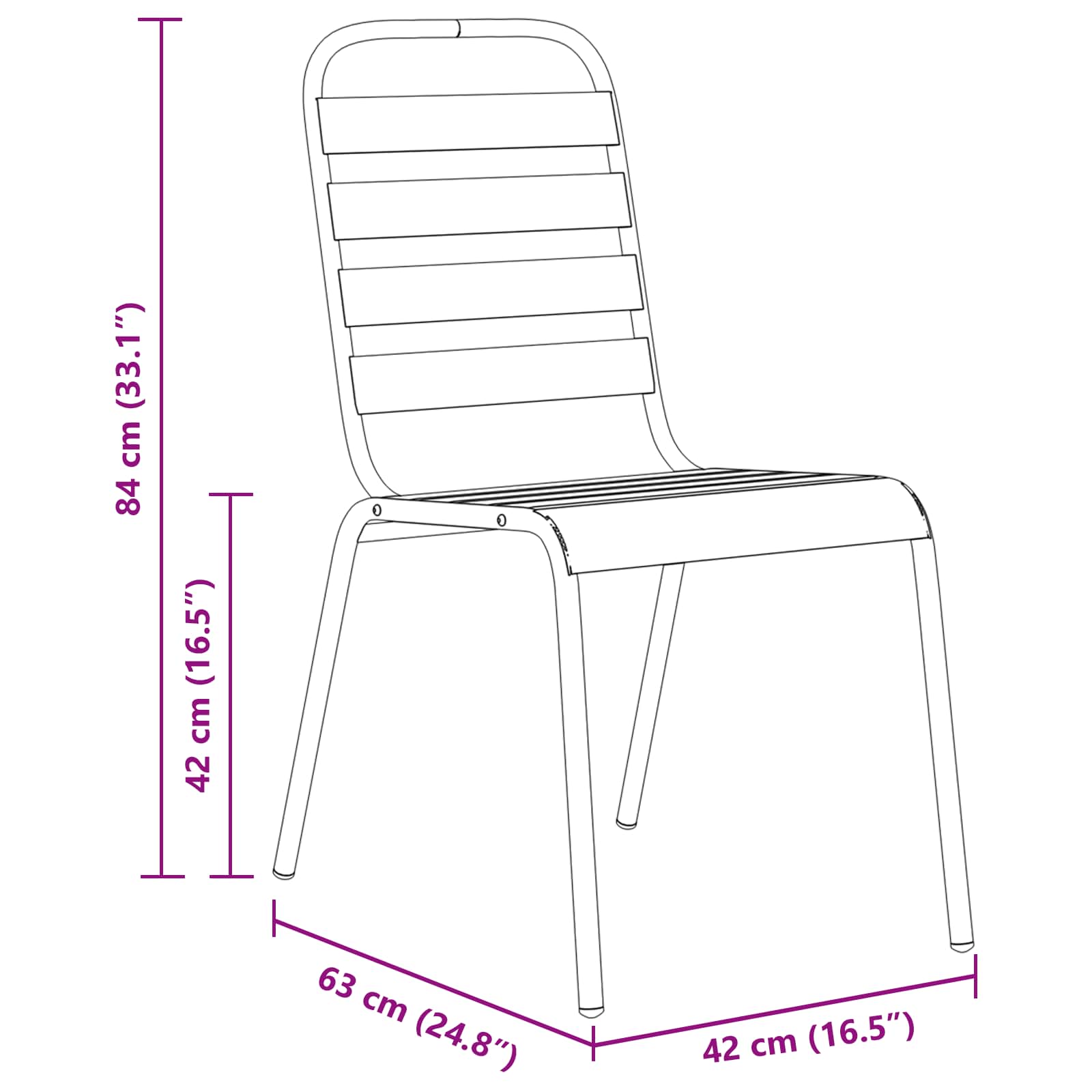 Conjunto de Comedor de Jardín 11 pcs Antracita