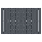 Conjunto de Comedor de Jardín 11 pcs Antracita