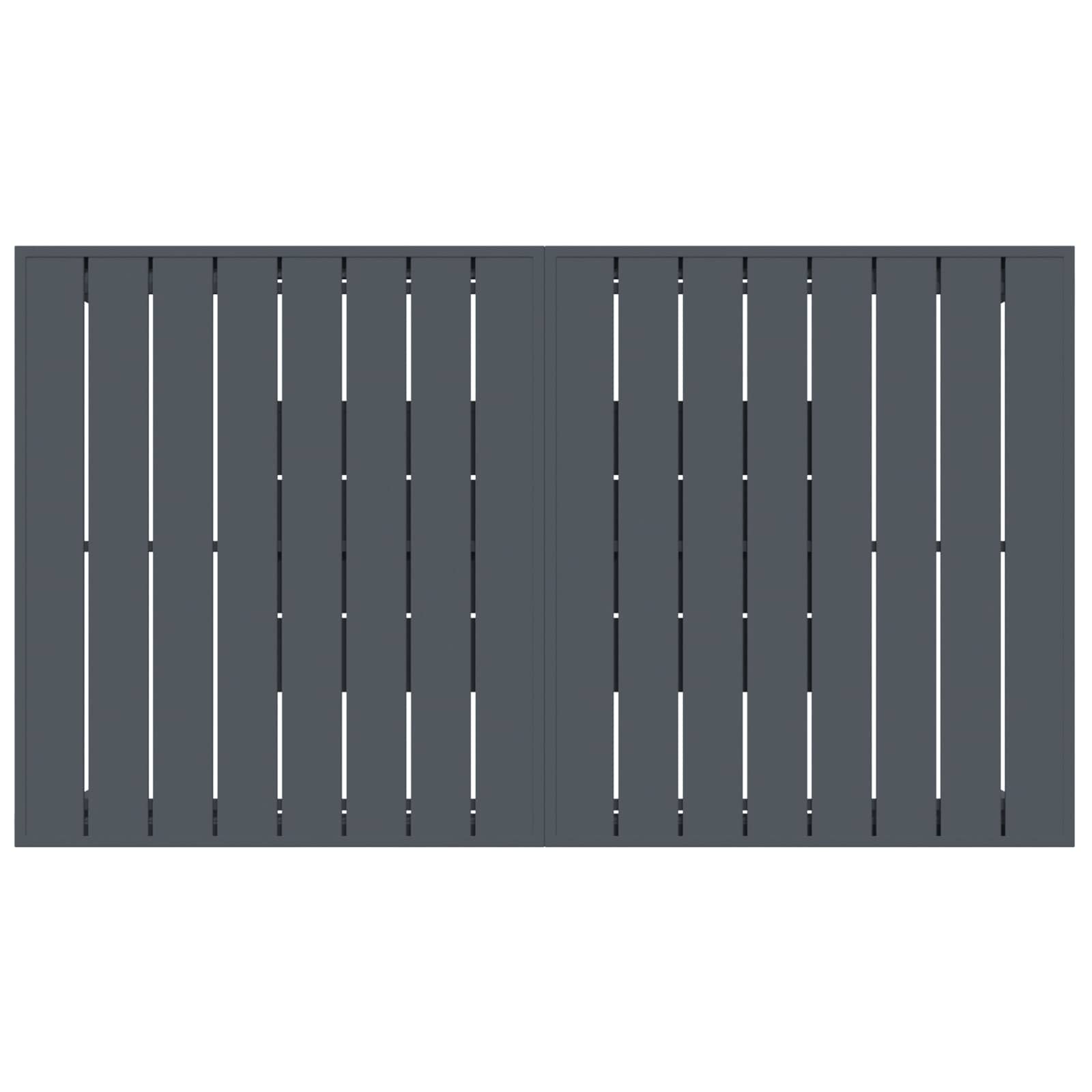 Conjunto de Comedor de Jardín 9 pcs Negro ratán sintético