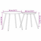 Conjunto de Comedor de Jardín 5 pcs Negro Acero