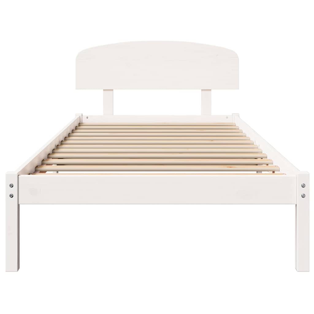 Estructura de cama 100 x 200 cm Madera de pino macizo