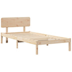 Estructura de cama Natural 100 x 200 cm Madera de pino macizo