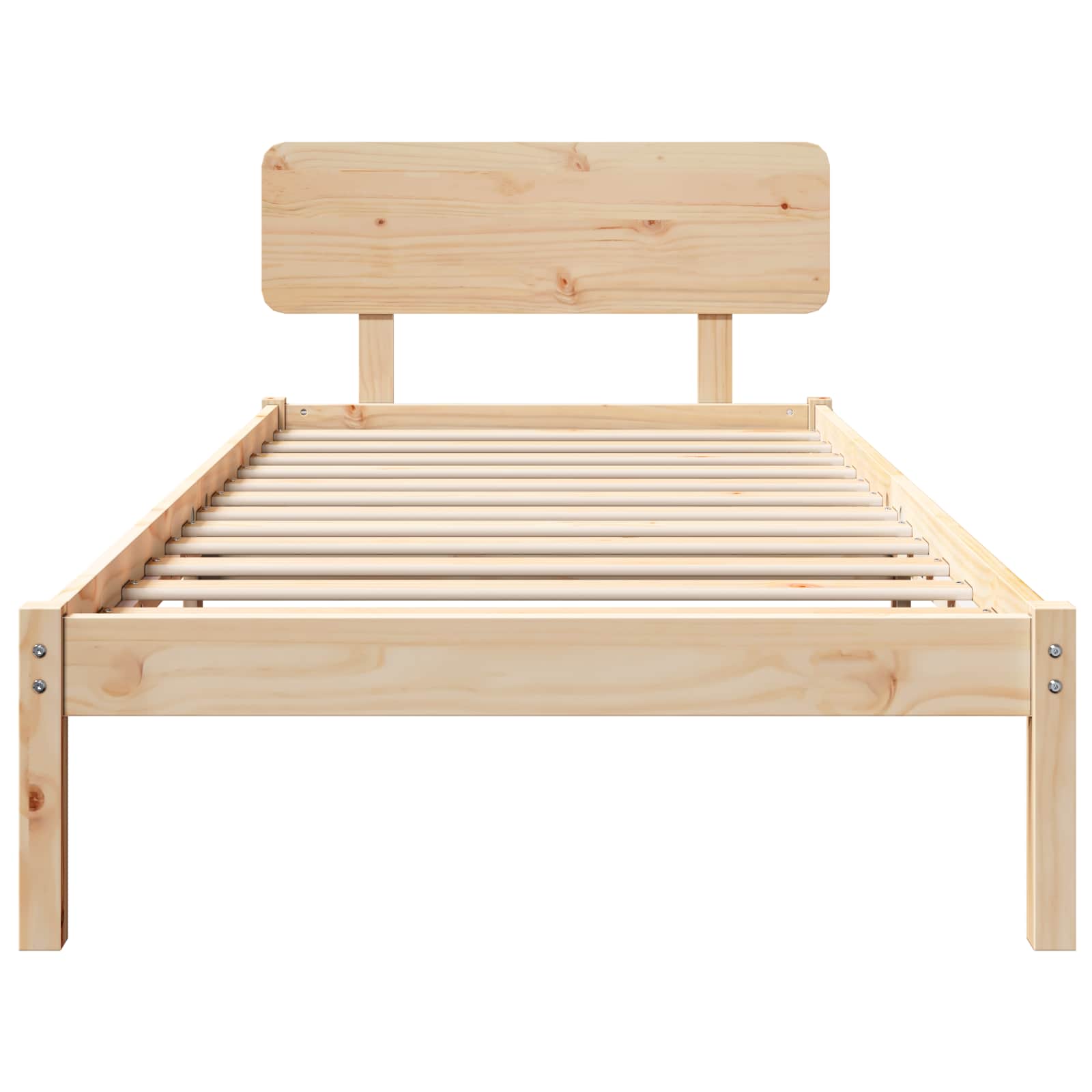 Estructura de cama Natural 100 x 200 cm Madera de pino macizo