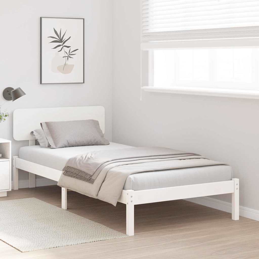 Estructura de cama 100 x 200 cm Madera de pino macizo