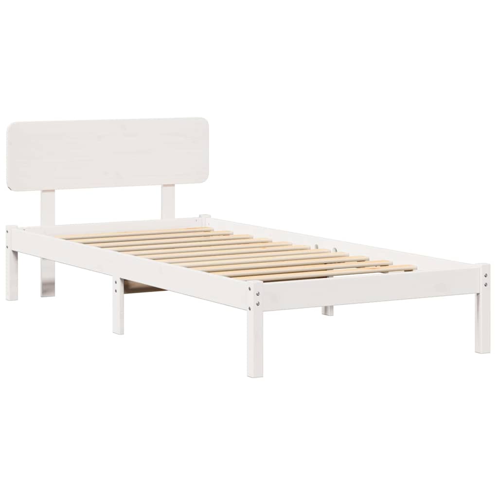 Estructura de cama 100 x 200 cm Madera de pino macizo