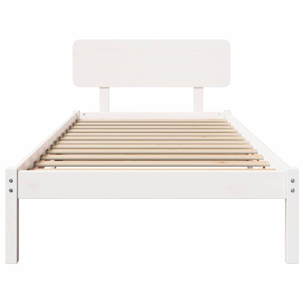 Estructura de cama 100 x 200 cm Madera de pino macizo