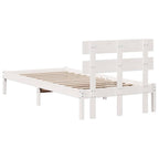Estructura de cama Blanco 100 x 200 cm Madera maciza de Pino