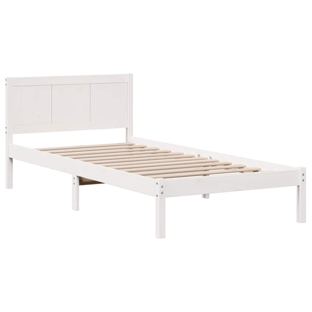 Estructura de cama 100 x 200 cm Madera maciza de Pino