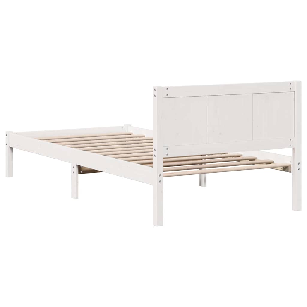 Estructura de cama 100 x 200 cm Madera maciza de Pino