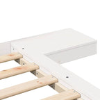 Estructura de cama Blanco 120 x 190 cm Madera