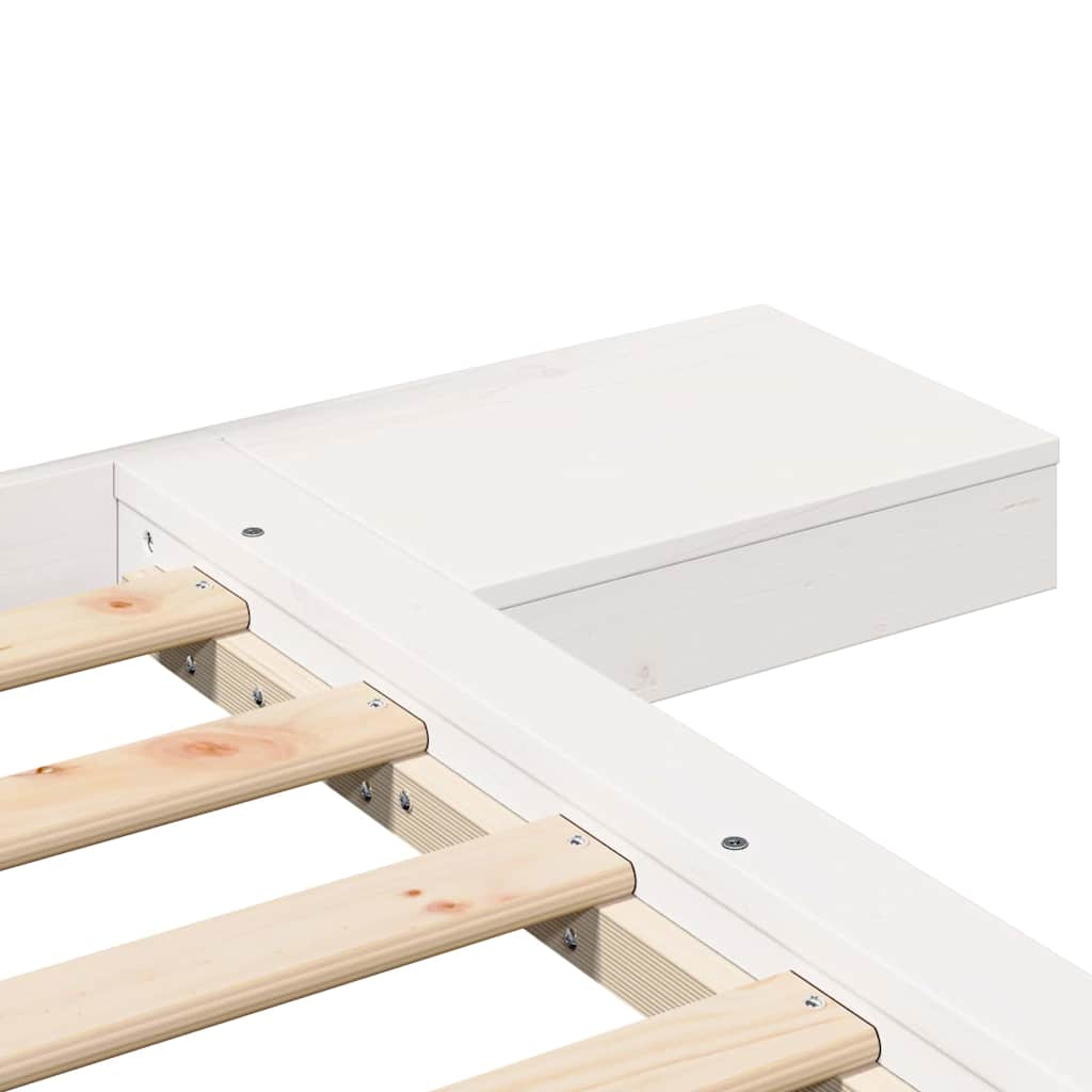Estructura de cama Blanco 120 x 190 cm Madera