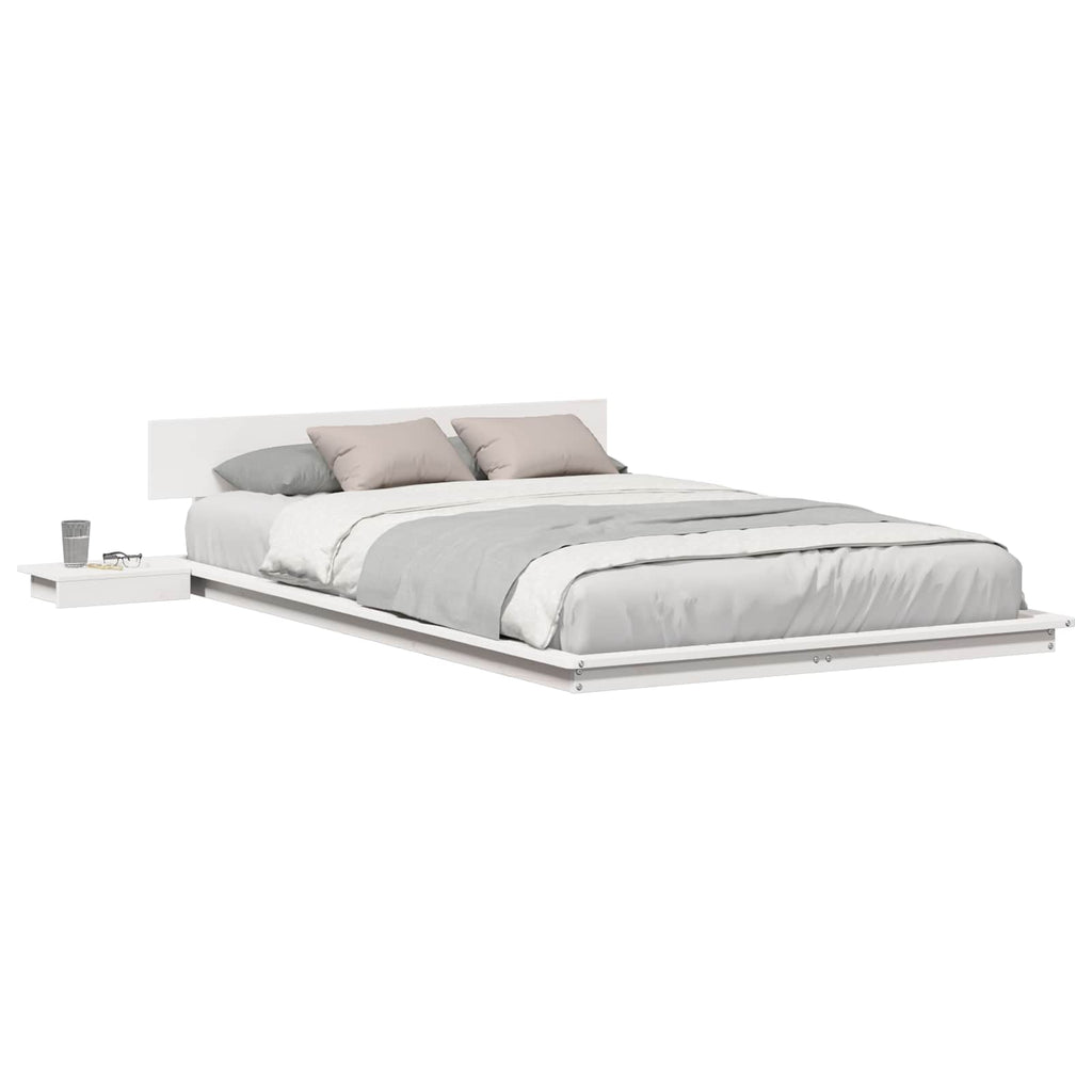 Estructura de cama Blanco 120 x 190 cm Madera