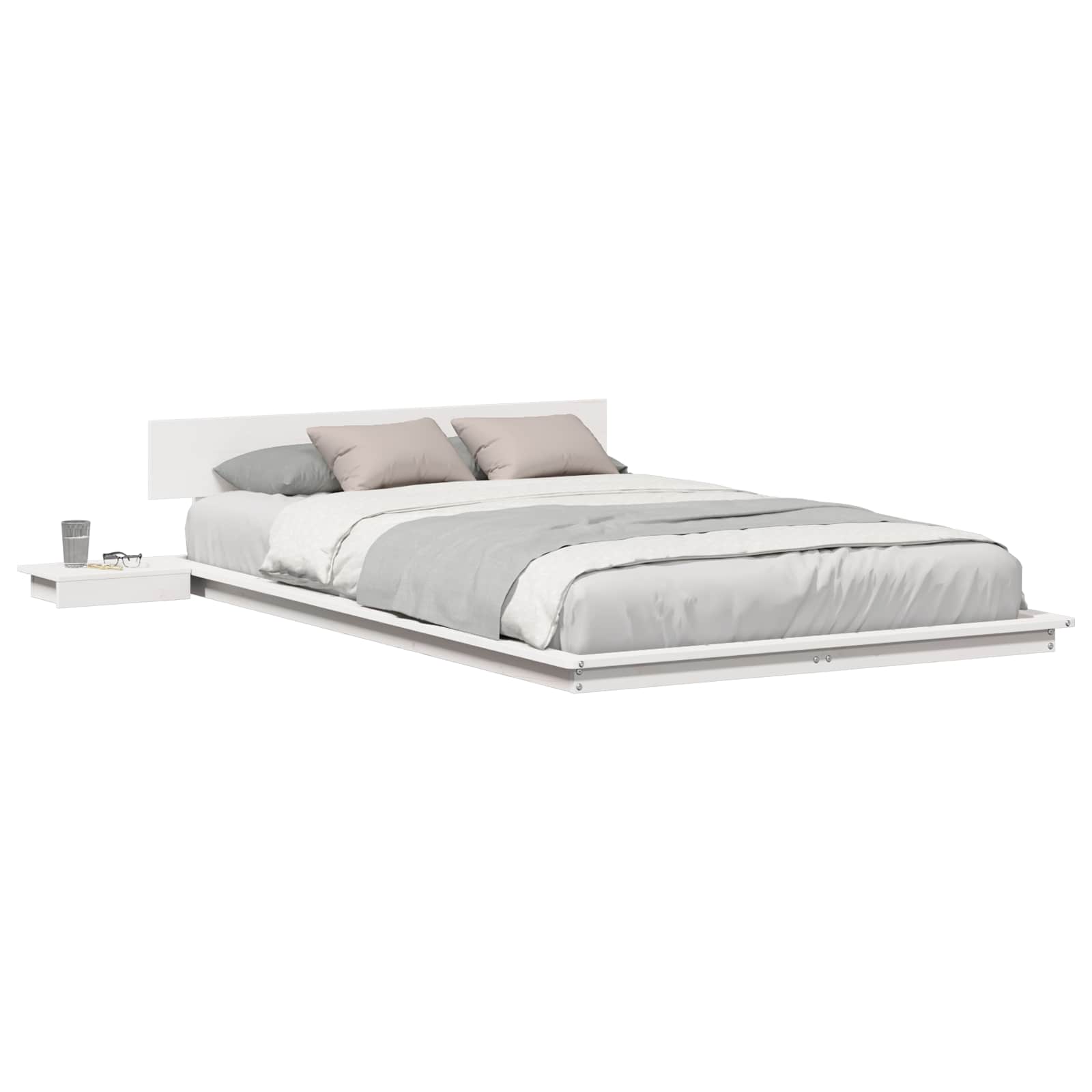 Estructura de cama Blanco 120 x 190 cm Madera