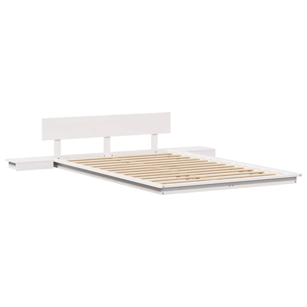 Estructura de cama Blanco 120 x 190 cm Madera