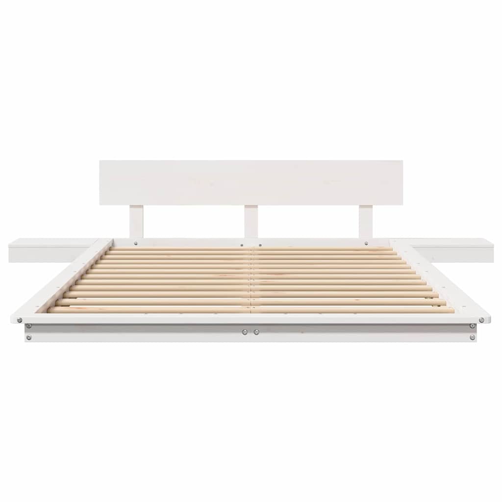 Estructura de cama Blanco 120 x 190 cm Madera