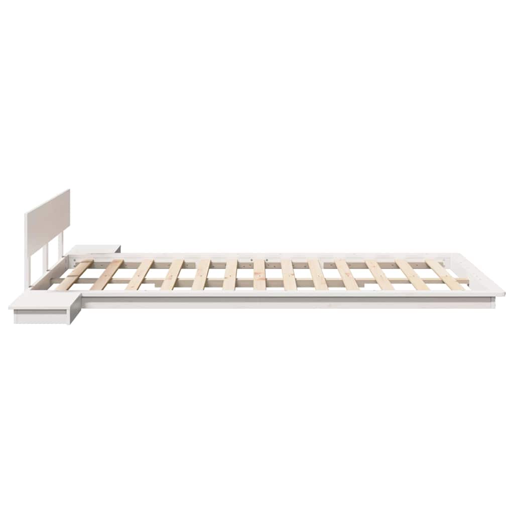 Estructura de cama Blanco 120 x 190 cm Madera