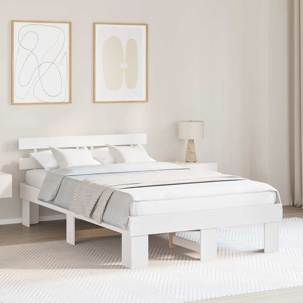 Estructura de cama 100 x 200 cm Madera de pino macizo